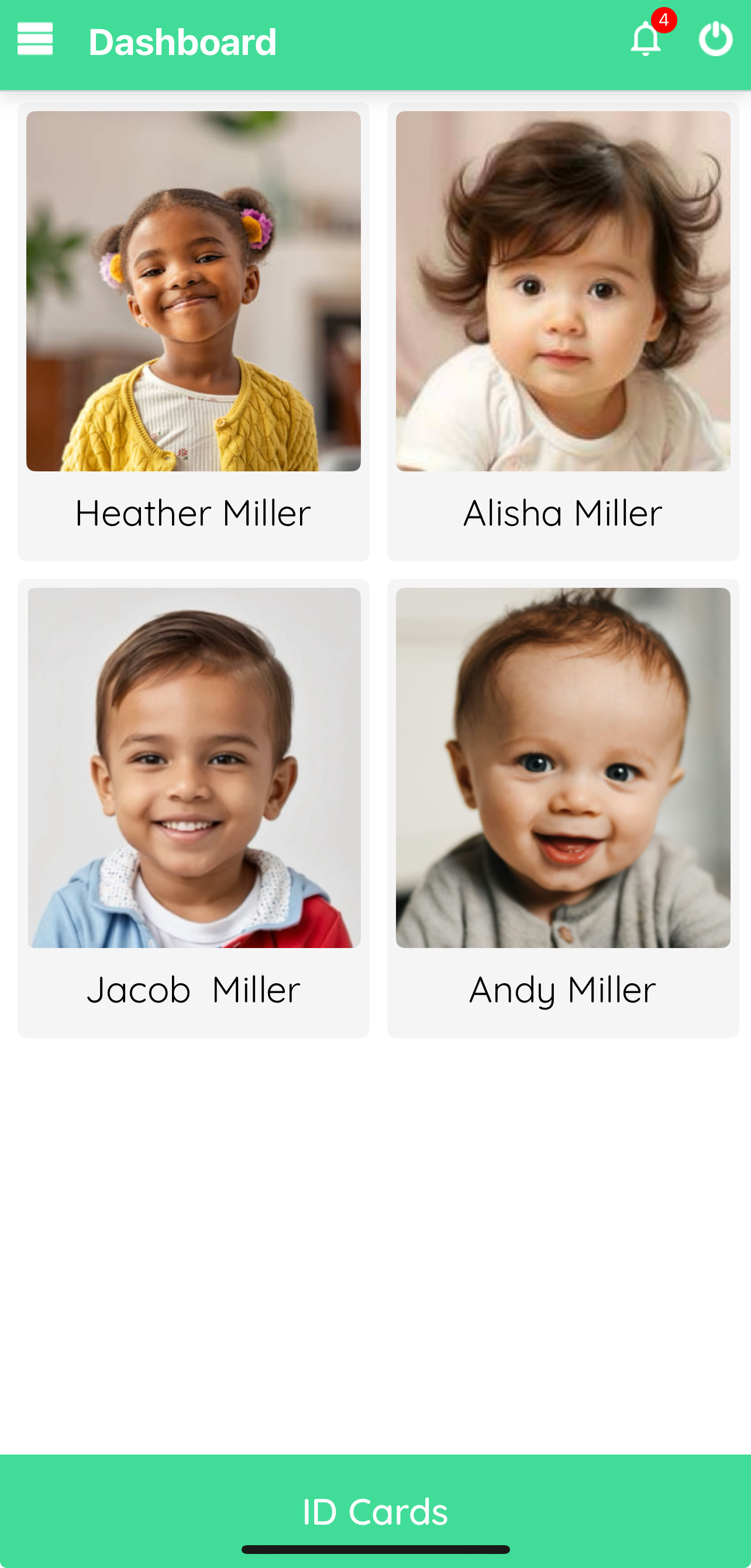 iCherub Parent App home feed